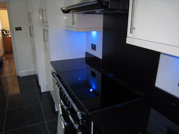 Indian Black - Black Granite Kitchen Worktops - Dartford