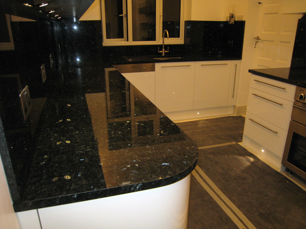 Emerald Pearl Granite Kitchen Worktops